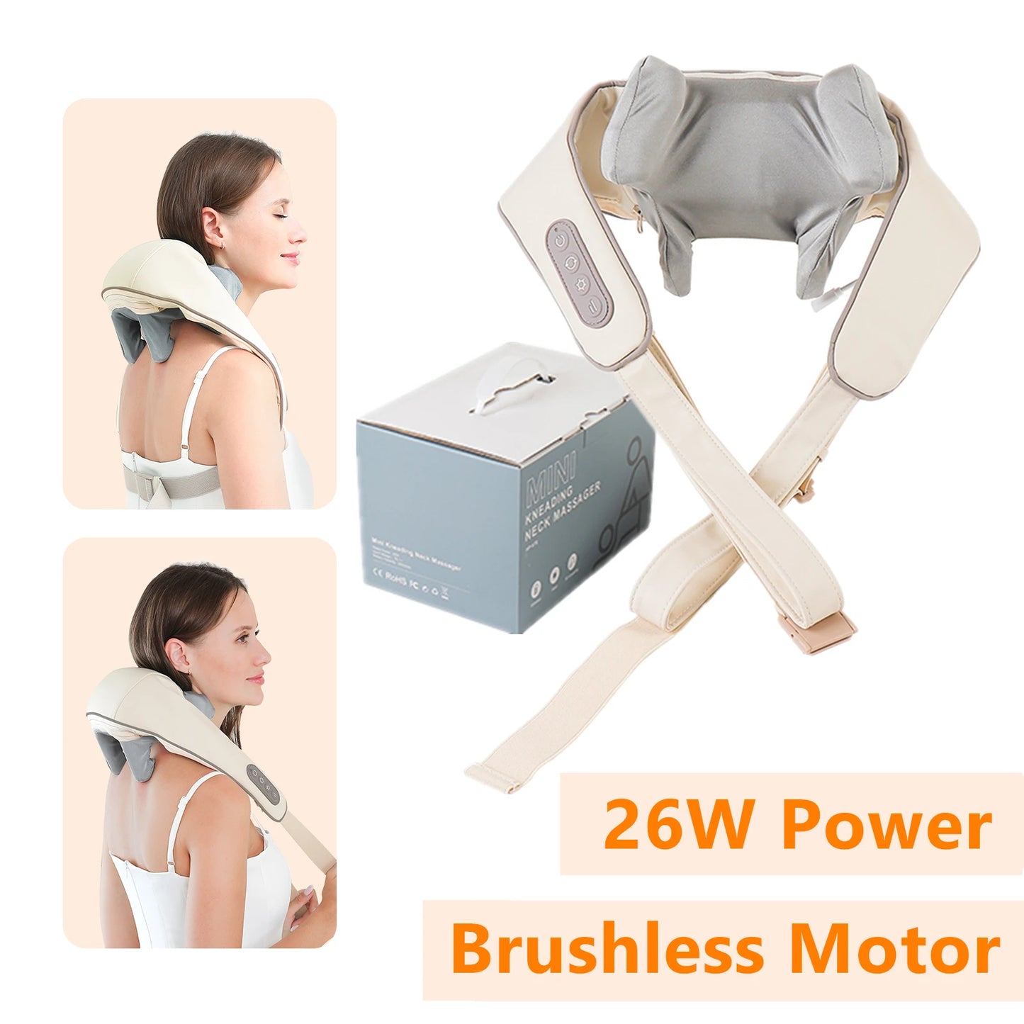 Wireless Brushless Motor Neck Massager