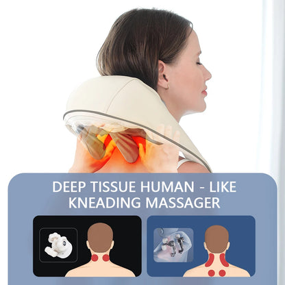 Wireless Brushless Motor Neck Massager