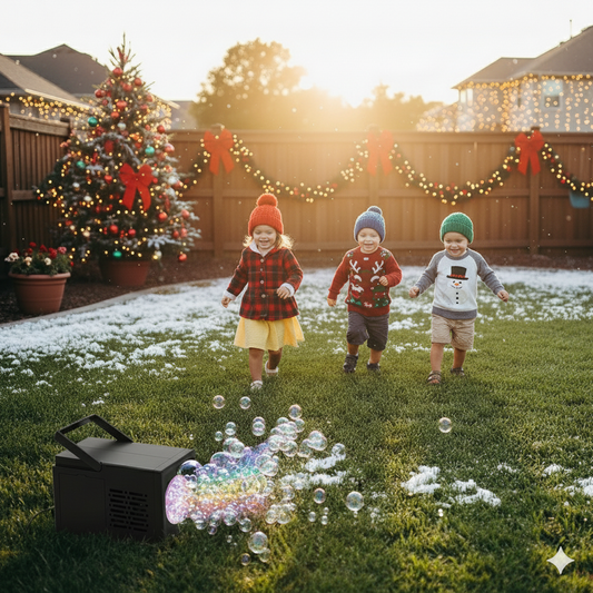 Automatic Bubble Blowing Machine