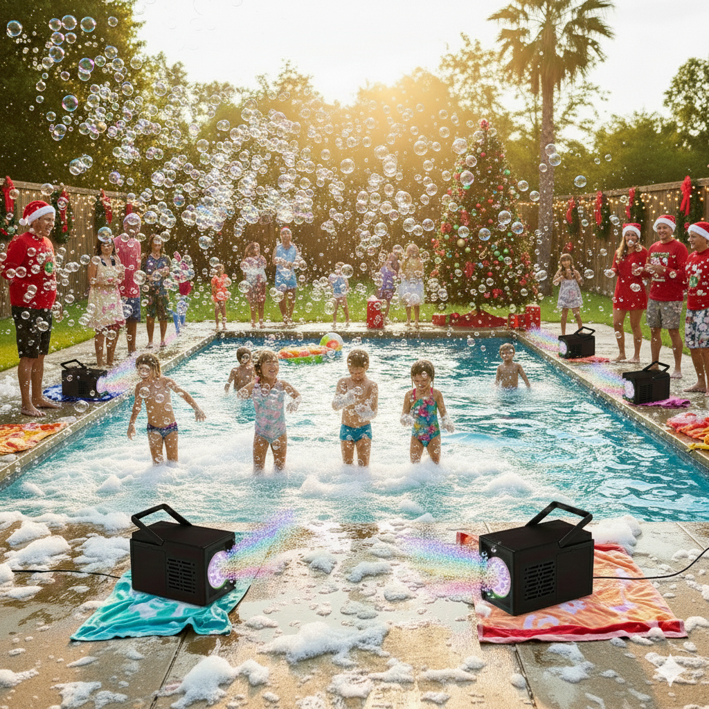 Automatic Bubble Blowing Machine